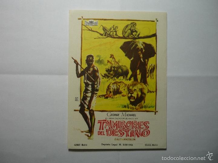 Cine: PROGRAMA TAMBORES DEL DESTINO - PUBLICIDAD - Foto 1