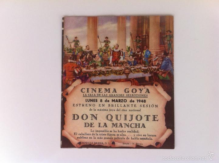 Cine: DON QUIJOTE DE LA MANCHA - RAFAEL GIL - PROGRAMA DOBLE (CON PUBLICIDAD) - Foto 3