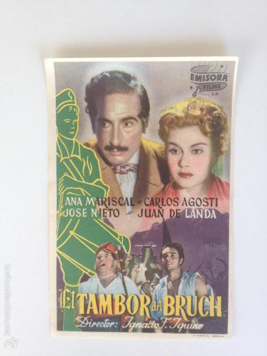Kino: EL TAMBOR DEL BRUCH - PROGRAMA DE MANO (SIN PUBLICIDAD)
