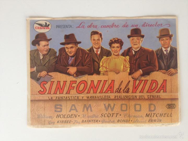 Cine: SINFON&Iacute;A DE LA VIDA - PROGRAMA SENCILLO (SIN PUBLICIDAD) - Foto 1