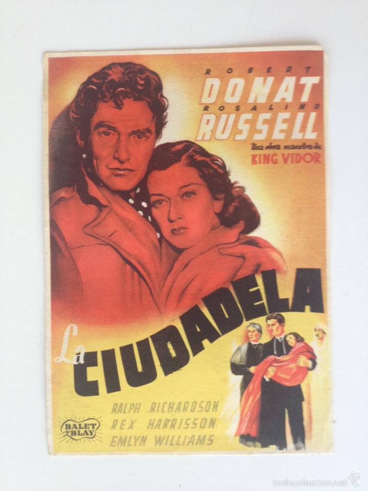 Cine: LA CIUDADELA - PROGRAMA SENCILLO (SIN PUBLICIDAD) - Foto 1