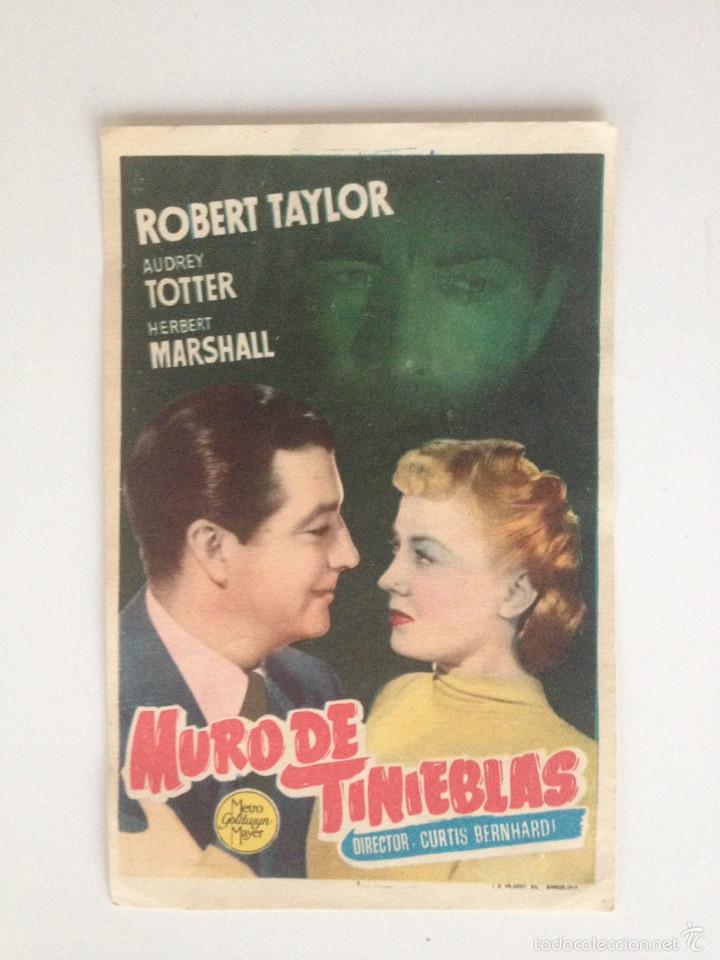 Cine: MURO DE TINIEBLAS - PROGRAMA SENCILLO (SIN PUBLICIDAD) - Foto 1
