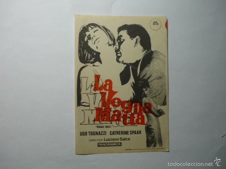 Cine: programa la voglia matta -ugo tognazzi &iexcl;&iexcl;&iexcl;ERROR IMPRESION&iexcl;&iexcl; - Foto 1