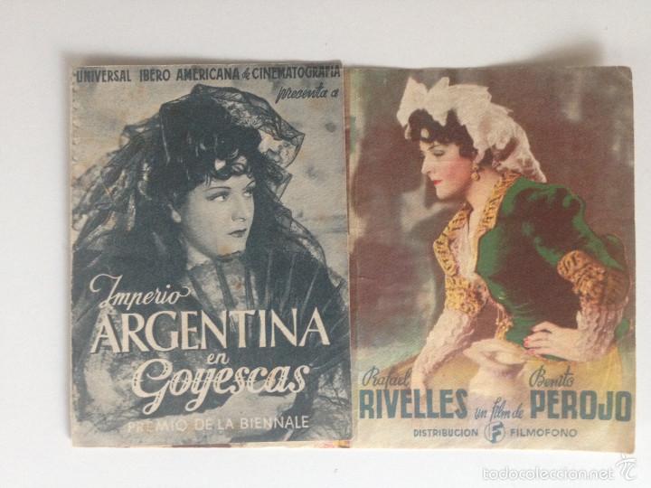 Cine: GOYESCAS - PROGRAMA DOBLE (SIN PROPAGANDA) - Foto 1