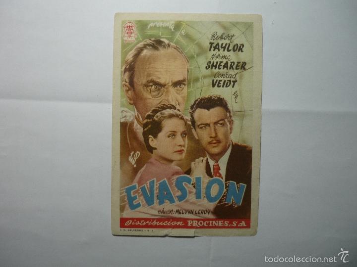Cine: PROGRAMA EVASION -ROBERT TAYLOR - Foto 1