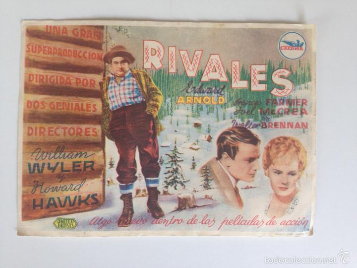 Cine: RIVALES - PROGRAMA ORIGNAL GRANDE SIN PUBLICIDAD - Foto 1