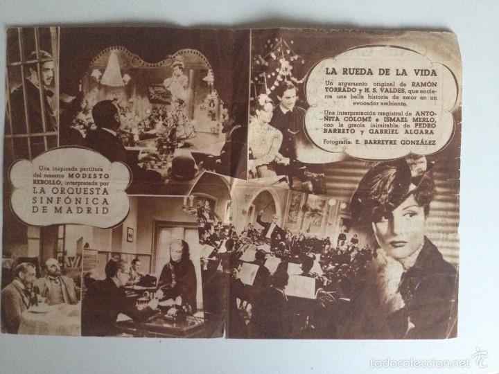 Cine: LA RUEDA DE LA VIDA - PROGRAMA DOBLE (CON PUBLICIDAD) - Foto 2