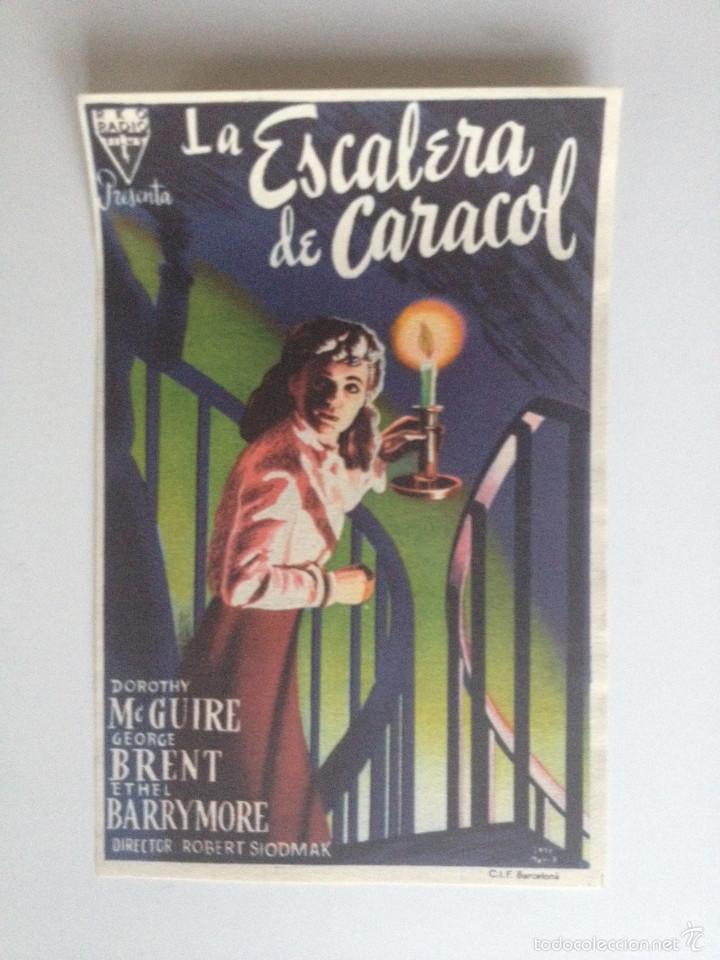 Cine: LA ESCALERA DE CARACOL - PROGRAMA SIN PUBLICIDAD - Foto 1
