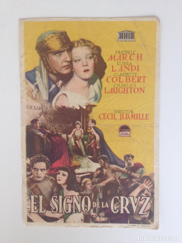Cine: EL SIGNO DE LA CRUZ - PROGRAMA SENCILLO CON PUBLICIDAD - Foto 1