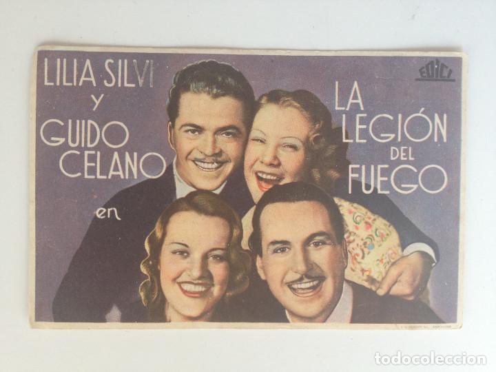 Cine: LA LEGI&Oacute;N DEL FUEGO - PROGRAMA SENCILLO CON PUBLICIDAD