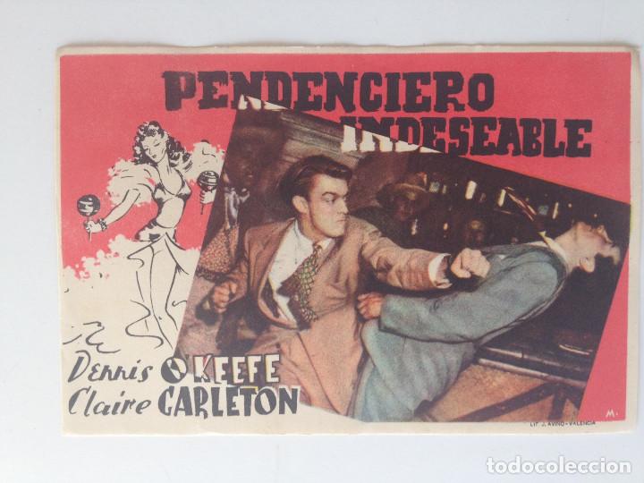 Cine: PENDENCIERO INDESEABLE - PROGRAMA SENCILLO SIN PUBLICIDAD - Foto 1