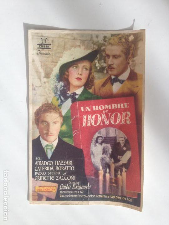 Kino: UN HOMBRE DE HONOR - PROGRAMA SENCILLO SIN PUBLICIDAD (CONSERVACI&Oacute;N)