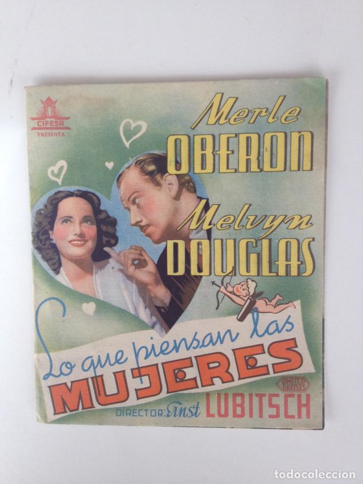 Cine: LO QUE PIENSAN LAS MUJERES - PROGRAMA DOBLE CON PUBLICIDAD