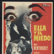 Cine: Q-06660- ELLA Y EL MIEDO (TEATRO REGO - YECLA) MAY HEATHERLY - VIRGILIO TEIXEIRA - GEORGE RIGAUD