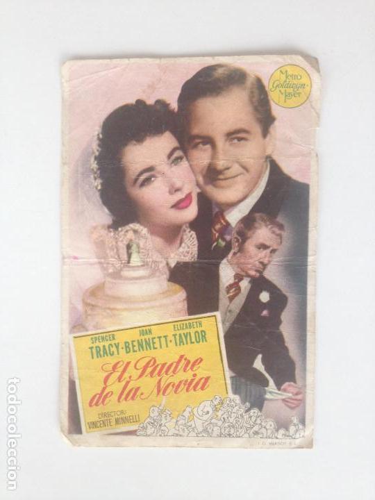 Folhetos de m&atilde;o de filmes antigos de cinema: EL PADRE DE LA NOVIA - SENCILLO SIN PUBLICIDAD (CONSERVACI&Oacute;N)