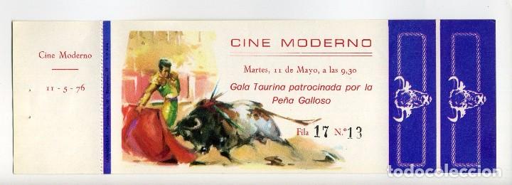 Cine: GALA TAURINA. DOCUMENTAL DE 1976. ENTRADA. - Foto 1