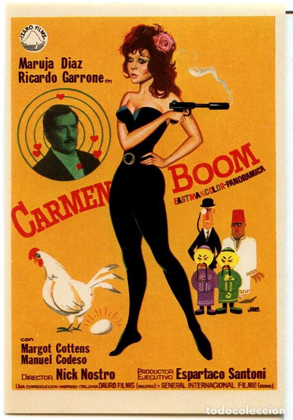 Cine: CARMEN BOON  (FOLLETO PROGRAMA DE MANO ORIGINAL SIN PUBLICIDAD) - Foto 1