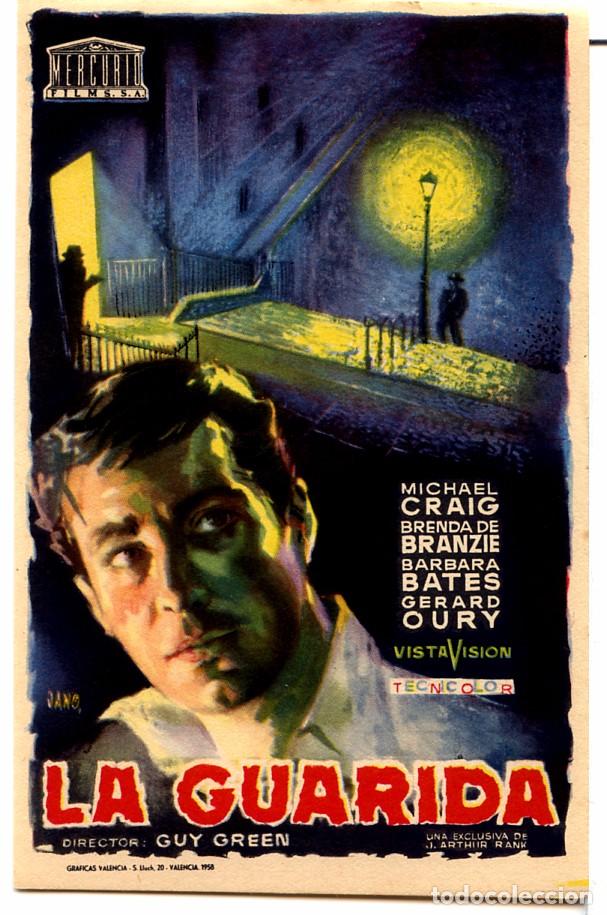 Cine: LA GUARIDA  (FOLLETO PROGRAMA DE MANO ORIGINAL SIN PUBLICIDAD) - Foto 1