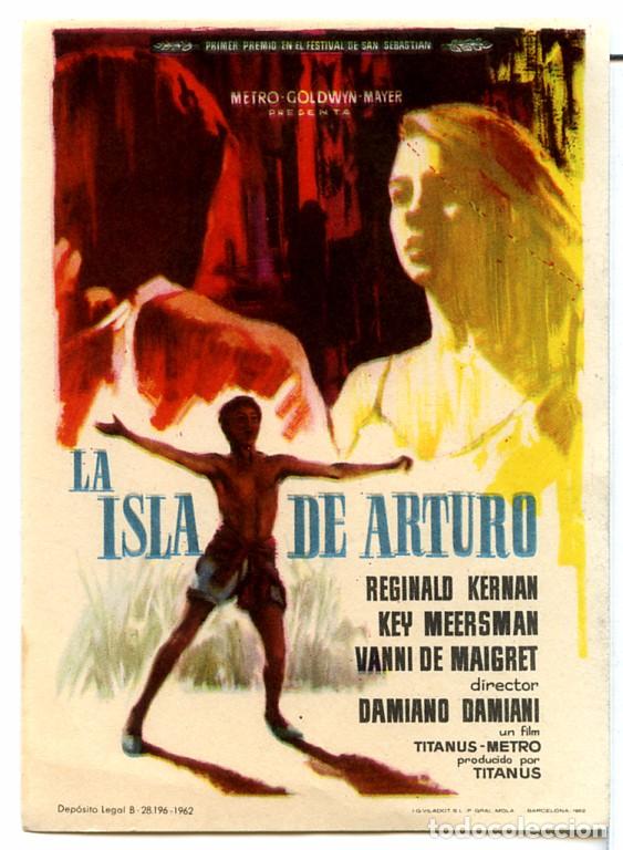Cinema: LA ISLA DE ARTURO (FOLLETO PROGRAMA DE MANO ORIGINAL SIN PUBLICIDAD)