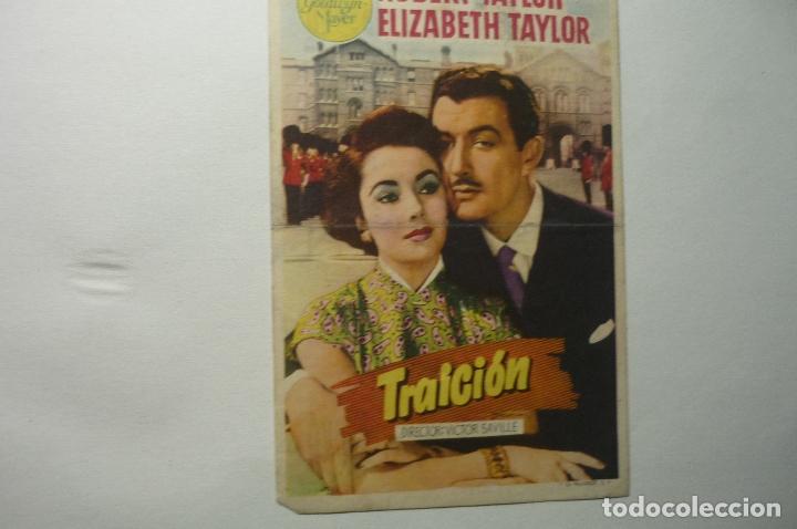 Cine: PROGRAMA TRAICION .-ROBERT TAYLOR -PUBLICIDAD