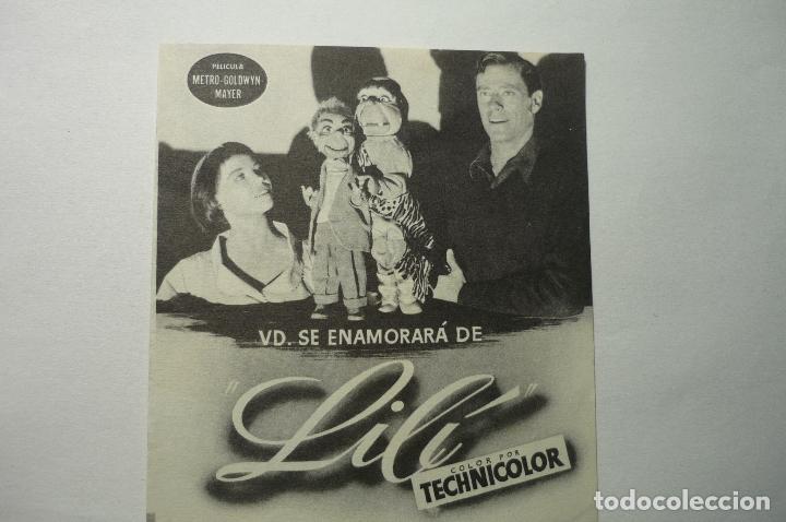 Cine: programa doble lili .-leslie caron .-publicidad - Foto 1