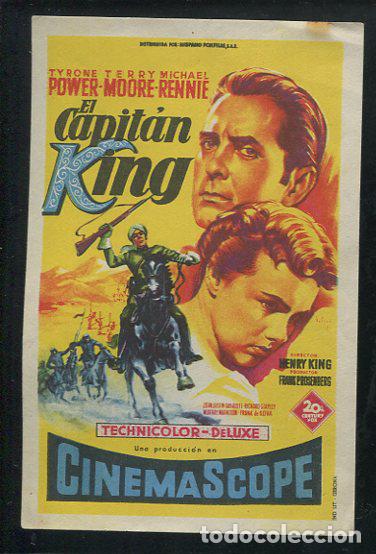 Cine: PROGRAMA SOLIGO - EL CAPIT&Aacute;N KING - TYRONE POWER, TERRY MOORE, MICHAEL RENNIE - Foto 1