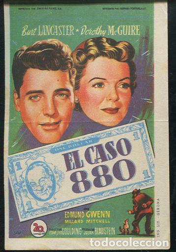 Cine: PROGRAMA SOLIGO - EL CASO 880 (Mister 880) (Burt Lancaster - Dorothy McGuire)