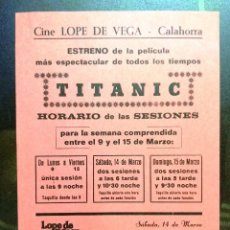 Cine: TITANIC-CINE LOPE DE VEGA CALAHORRA(LA RIOJA)