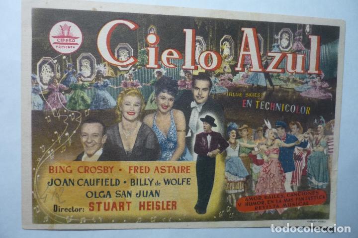 Cine: PROGRAMA CIELO AZUL - FRED ASTAIRE -PUBLICIDAD - Foto 1
