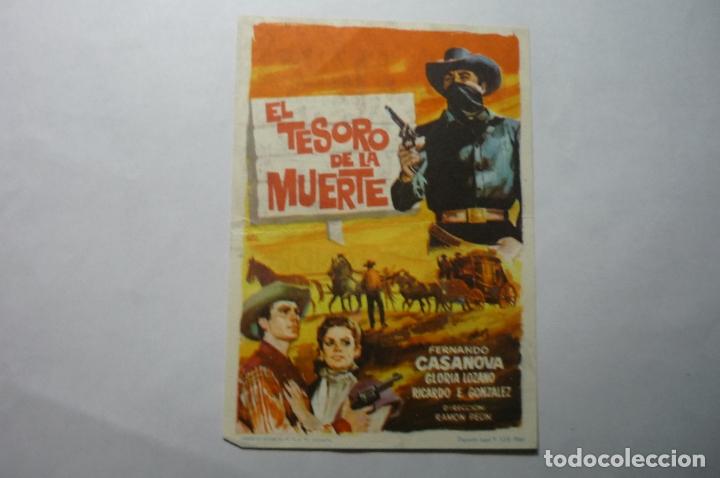 Cine: programa el tesoro de la muerte -fernando casanova-publicidad - Foto 1