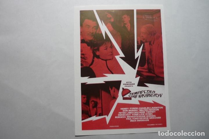 PROGRAMA MODERNO TEMPESTAD SOBRE WASHINGTON - H.FONDA