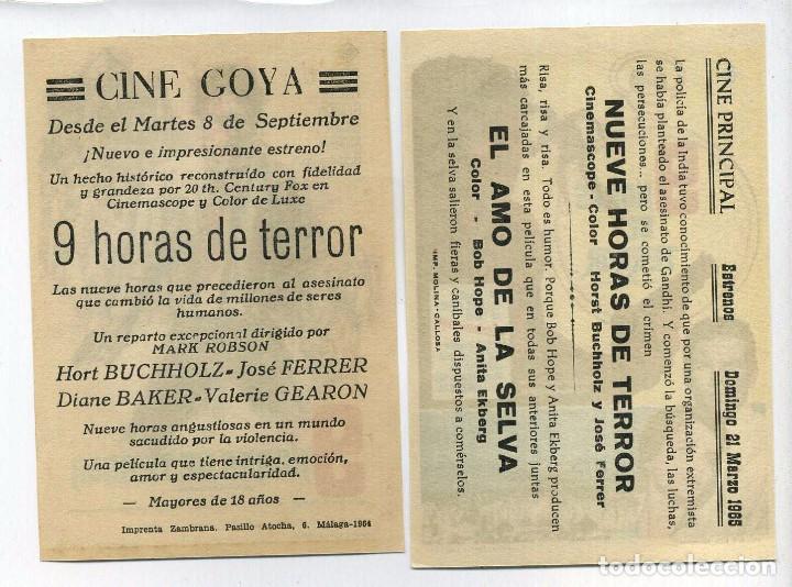 Cine: 9 HORAS DE TERROR, con Horst Buchholz. C/I. - Foto 2