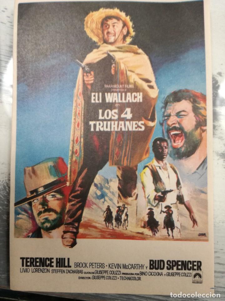 Cine: PROGRAMA DE MANO . LOS 4 TRUHANES . SIN PUBLICIDAD .-FALBUN - Foto 1