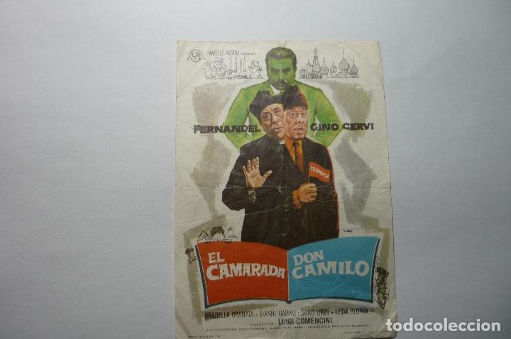Cine: PROGRAMA EL CAMARADA DON CAMILO - FERNANDEL - Foto 1