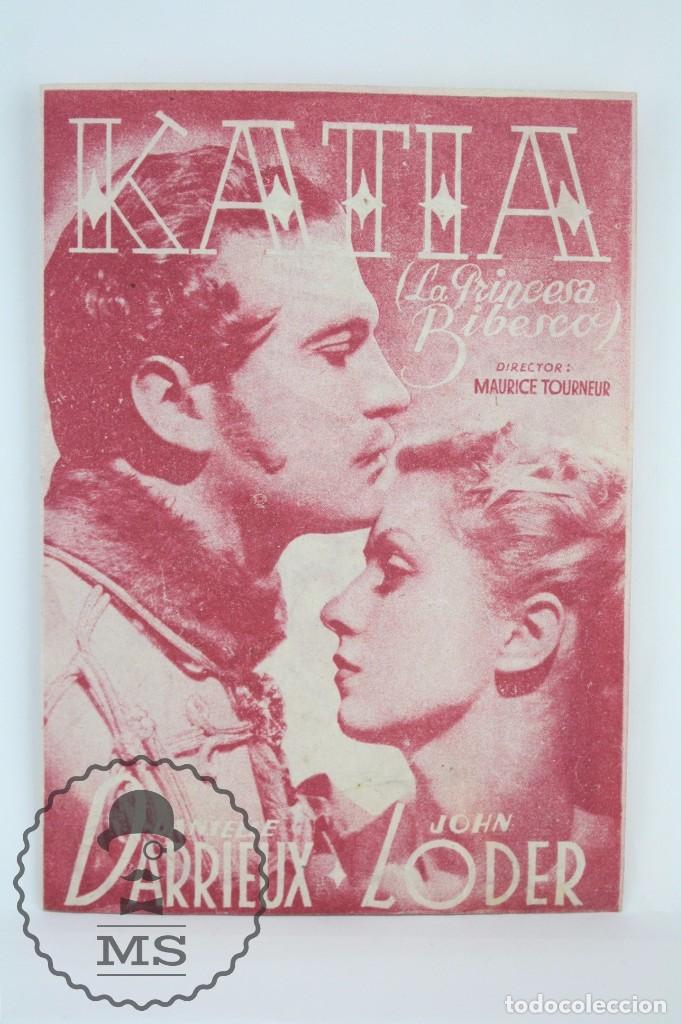 Cine: Programa de Cine Doble - Katia - Juca Films - A&ntilde;o 1941 - Foto 1