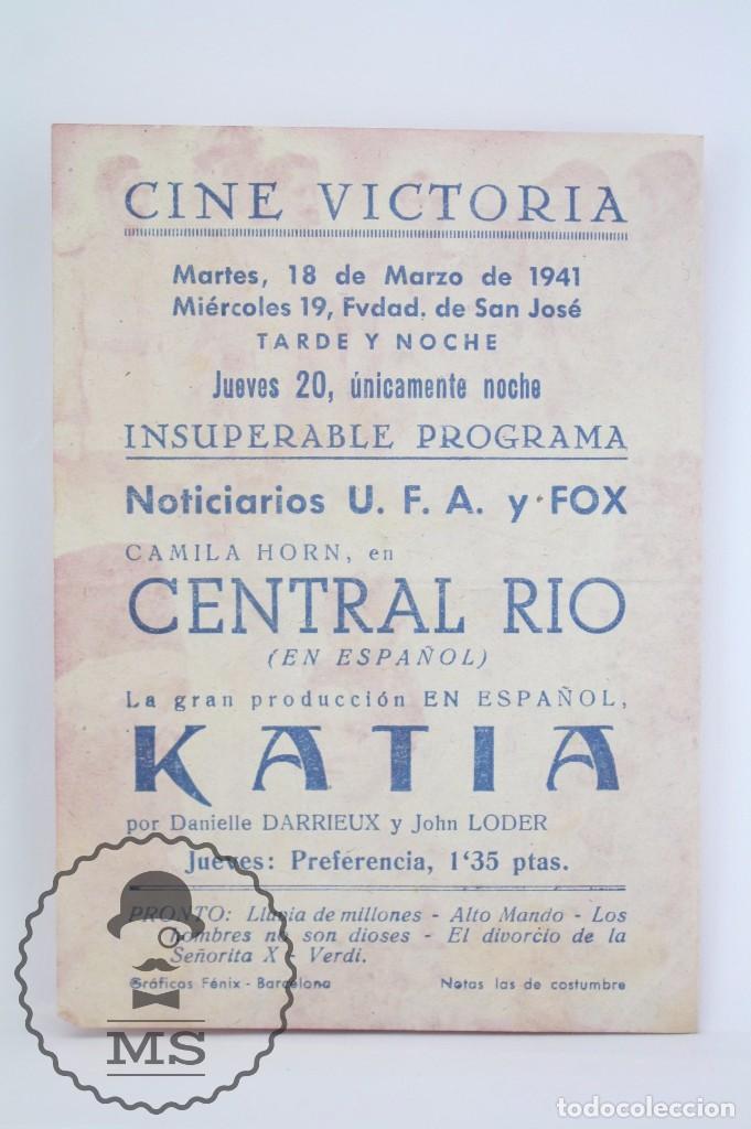 Cine: Programa de Cine Doble - Katia - Juca Films - A&ntilde;o 1941 - Foto 3