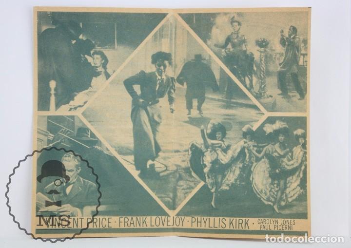 Cine: Programa de Cine Doble - Los Cr&iacute;menes del Museo de Cera - 3 Dimensiones / 3D - A&ntilde;o 1954 - Foto 2