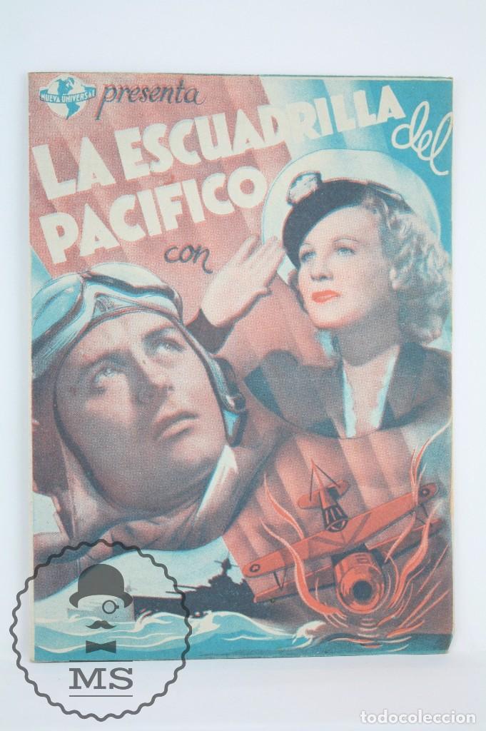 Cine: Programa de Cine Doble - La Escuadrilla del Pac&iacute;fico - Nueva Universal - A&ntilde;o 1940 - Foto 1