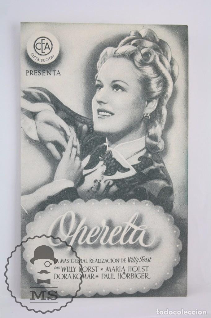 Cine: Programa de Cine Doble - Opereta - CEA Distribuci&oacute;n - A&ntilde;o 1944 - Foto 1