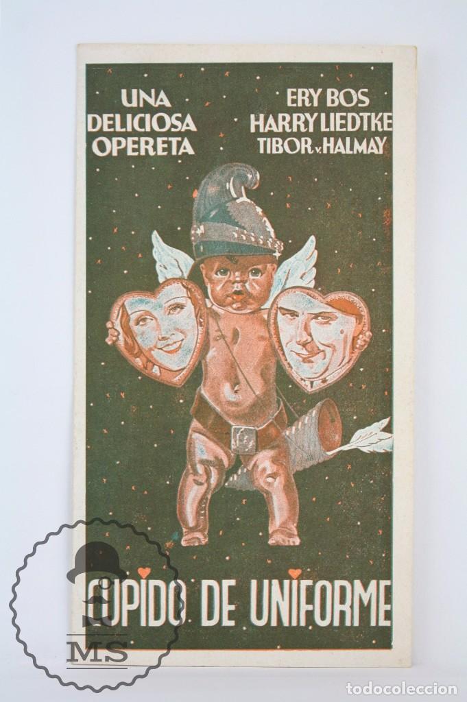 Cine: Programa de Cine Doble - Cupido de Uniforme - Universal - A&ntilde;o 1934 - Foto 1