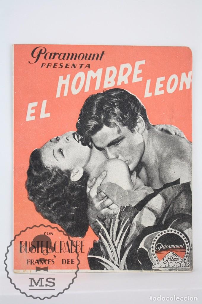 Cine: Programa de Cine Doble - El Hombre Le&oacute;n - Paramount Films - A&ntilde;o 1933 - Foto 1