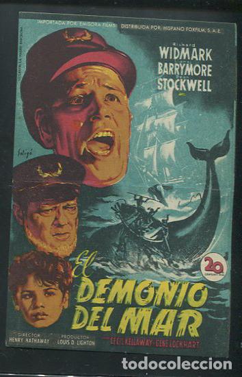 Cine: PROGRAMA SOLIGO - EL DEMONIO DEL MAR - RICHARD WIDMARK - Foto 1