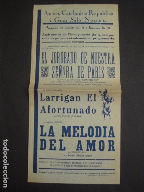 Cine: EL JOROBADO DE NUESTRA SE&Ntilde;ORA DE PARIS -LON CHANEY-SALO NOVETATS -VER FOTOS Y MEDIDAS - ( C-3040)
