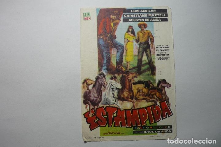 Cine: programa estampida - luis aguilar -publicidad - Foto 1