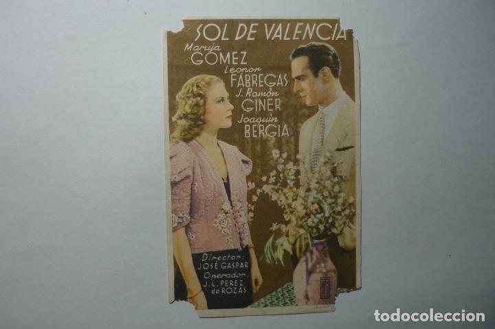 Cine: PROGRAMA SOL DE VALENCIA.-MARUJA FABREGAS - Foto 1