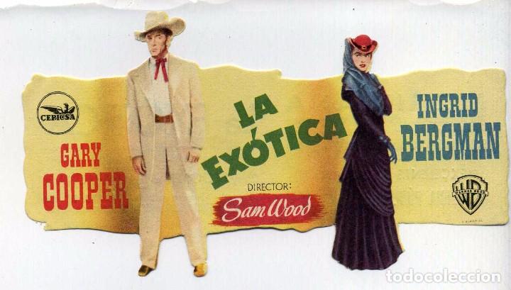 Cine: LA EX&Oacute;TICA, con Gary Cooper. C/I. - Foto 1