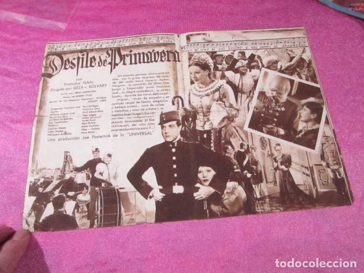 Cine: DESFILE DE PRIMAVERA PROGRAMA DE CINE GRANDE 1935 ORIGINAL G - Foto 3