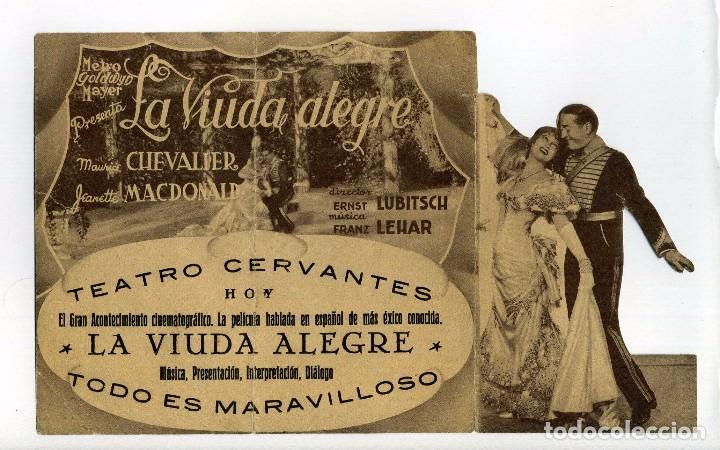 Cine: LA VIUDA ALEGRE, con Maurice Chevalier. C/I. - Foto 1