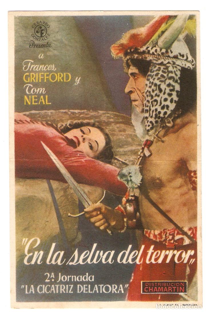 Cine: EN LA SELVA DEL TERROR - FRANCES GRIFFORD, TOM NEAL - CINE CASINO NACIONAL, SAN CUGAT DEL VALL&Eacute;S