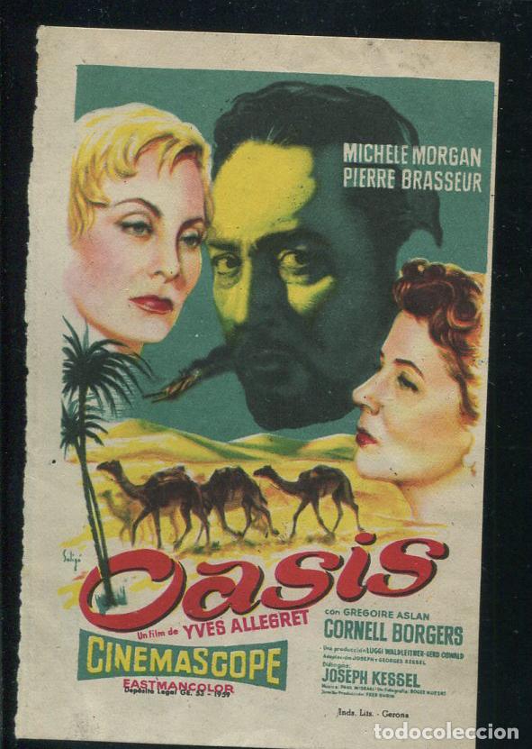 Cine: PROGRAMA SOLIGO - OASIS, MICHELE MORGAN CON PUBLICIDAD - Foto 1
